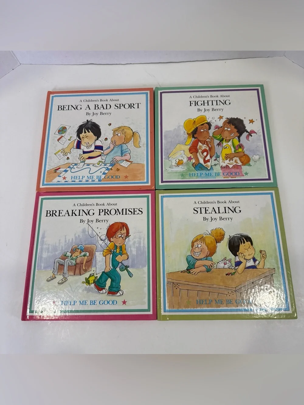 HELP ME BE GOOD Lot Of 9 Children's Book Series By Joy Berry -Grolier -Behavior